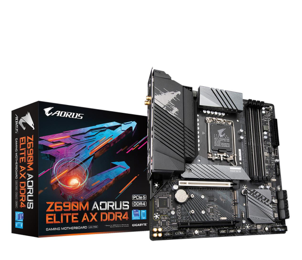 Gigabyte Z690M A ELITE AX DDR4 - 691477 - zdjęcie